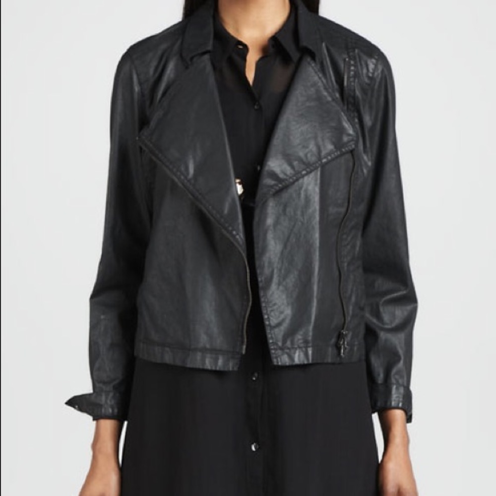 Eileen Fisher waxed “Leather”Jacket